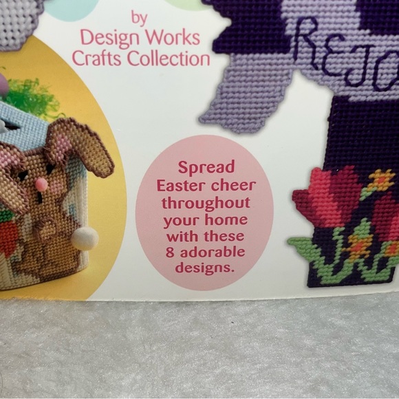 Happy Easter plastics canvas needlework crafts 8 designs - Picture 2 of 7